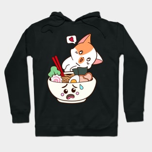 The Cat Love Ramen Hoodie